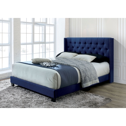Jenelle Navy Full Bed Model CM7216NV-F by Furniture of America