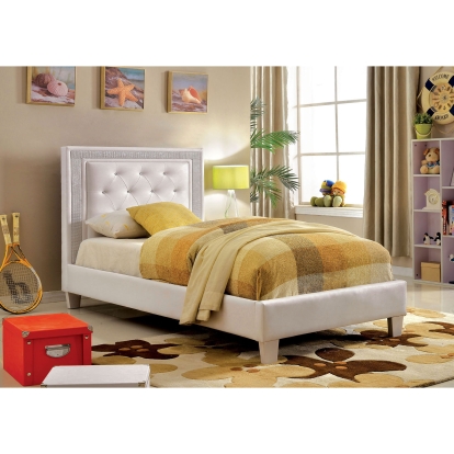 Lianne White Full Bed Model CM7217WH-F-BED-VN by Furniture of America