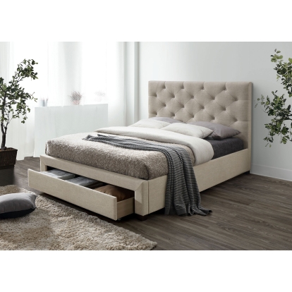 Sybella Beige Queen Bed Model CM7218BG-Q-BED by Furniture of America