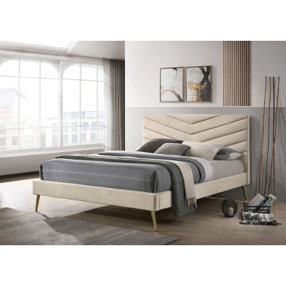 Vivar Beige Full Bed Model CM7220BG-F-BED by Furniture of America