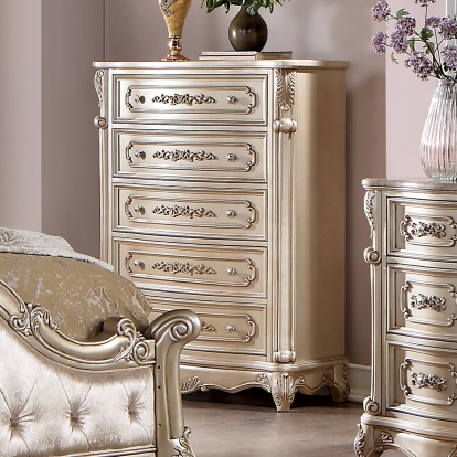 Rosalind Gold/Ivory Chest Model CM7243GL-C by Furniture of America