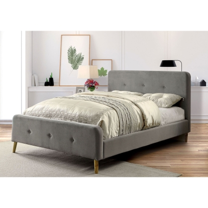 Barney Gray Full Bed Model CM7272GY-F-BED-VN by Furniture of America