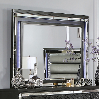 Calandria Gray Mirror with LED Model CM7320GY-M by Furniture of America