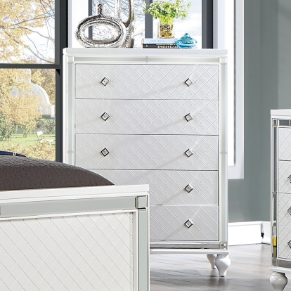 Calandria White Chest Model CM7320WH-C by Furniture of America