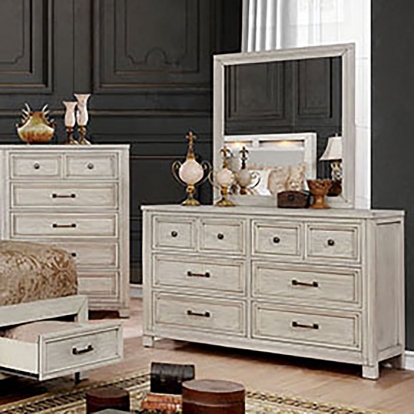 Tywyn Antique White Dresser Model CM7365WH-D by Furniture of America