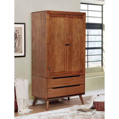 Lennart Oak Armoire Model CM7386A-AR-SET by Furniture of America