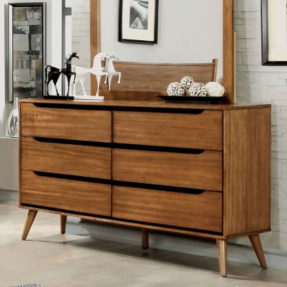 Lennart Oak Dresser Model CM7386A-D by Furniture of America