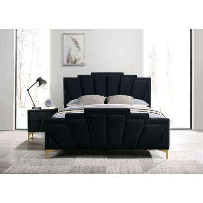 Florizel Black Queen Bed Model CM7411BK-Q-BED by Furniture of America