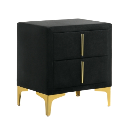 Florizel Black Night Stand Model CM7411BK-N by Furniture of America