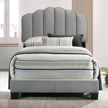 Nerina Light Gray Twin Bed Model CM7452GY-T by Furniture of America
