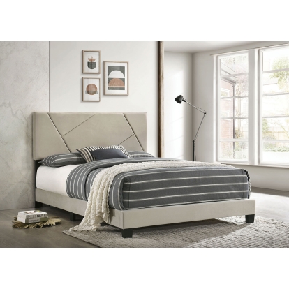 Cleome Light Gray Full Bed Model CM7453LG-F by Furniture of America