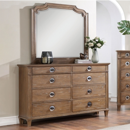 Fatima Rustic Natural Dresser Model CM7455BG-D by Furniture of America
