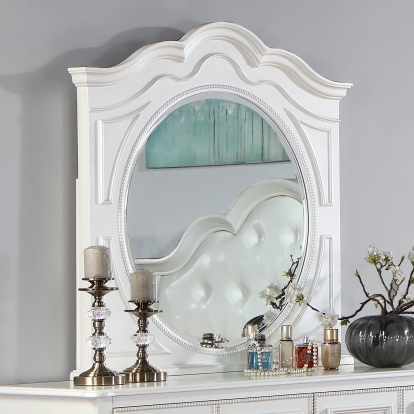 Cadence White Mirror Model CM7456WH-M by Furniture of America