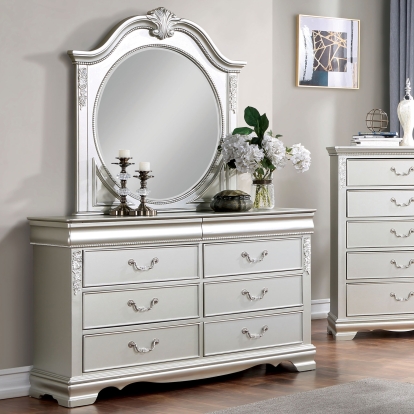 Alecia Silver Dresser Model CM7458SV-D by Furniture of America