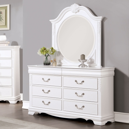 Alecia White Dresser Model CM7458WH-D by Furniture of America