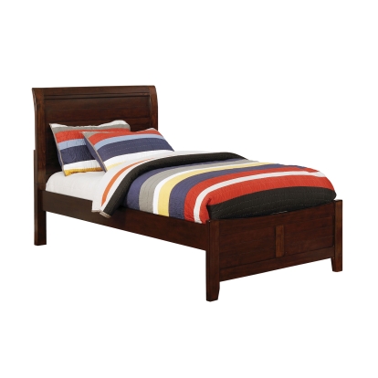 Brogan Brown Cherry Twin Bed Model CM7517CH-T-BED by Furniture of America