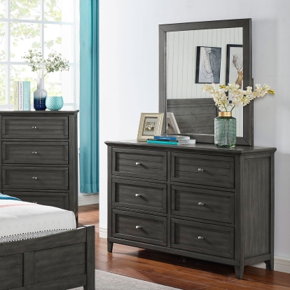 Brogan Gray Dresser Model CM7517GY-D by Furniture of America