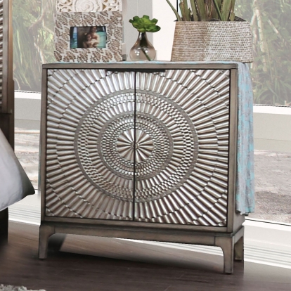 Kamalah Antique Gray Night Stand Model CM7521N by Furniture of America