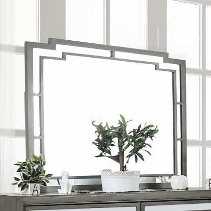 Jeanine Gray Mirror Model CM7534M by Furniture of America