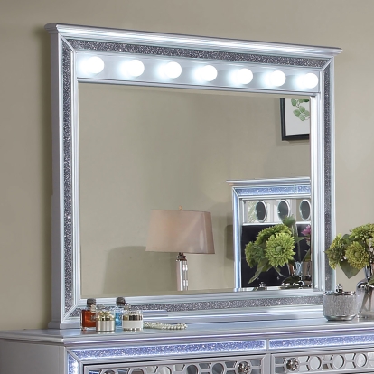 Mairead Silver Mirror with Light Model CM7541M by Furniture of America