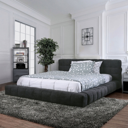 Wolsey Dark Gray Queen Bed Model CM7545Q-BED by Furniture of America
