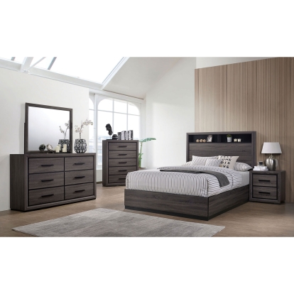 Conwy Gray 4 Piece Queen Bedroom Set Model CM7549Q-4PC by Furniture of America