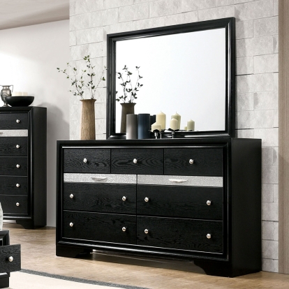 Chrissy Black Dresser Model CM7552BK-D by Furniture of America