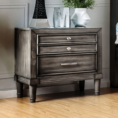 Daphne Gray Night Stand Model CM7556N by Furniture of America