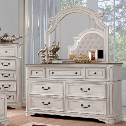 Pembroke Antique Whitewash Dresser Model CM7561D by Furniture of America