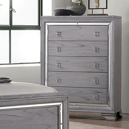 Alanis Light Gray Chest Model CM7579C by Furniture of America