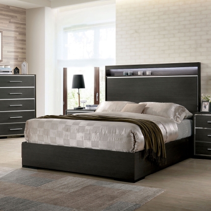 Camryn Warm Gray Queen Bed Model CM7589Q-BED by Furniture of America