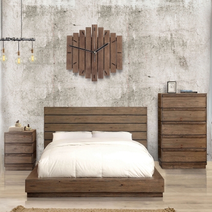 Coimbra Rustic Natural Tone Queen Bed Model CM7623Q-BED by Furniture of America