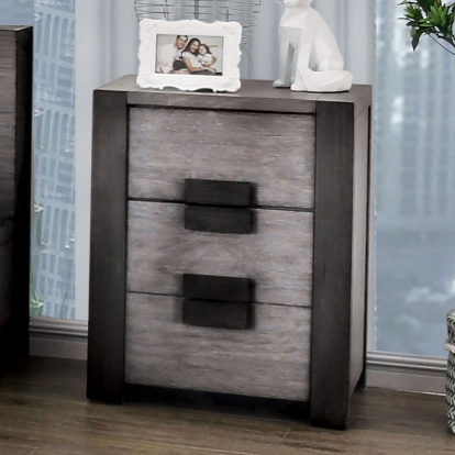 Janeiro Gray Night Stand Model CM7628GY-N by Furniture of America