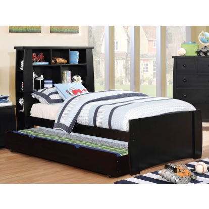 Marlee Black Twin Bed Model CM7651BK-T-BED-VN by Furniture of America