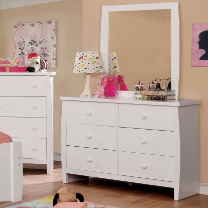 Marlee White Dresser Model CM7651WH-D by Furniture of America