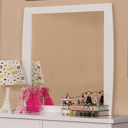 Marlee White Mirror Model CM7651WH-M by Furniture of America