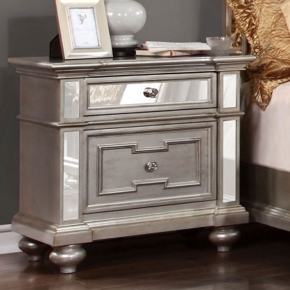 Salamanca Silver Night Stand Model CM7673N by Furniture of America