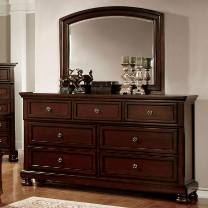 Northville Dark Cherry Mirror Model CM7682M by Furniture of America