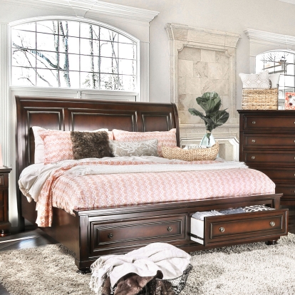 Northville Dark Cherry Queen Bed Model CM7683Q-BED by Furniture of America