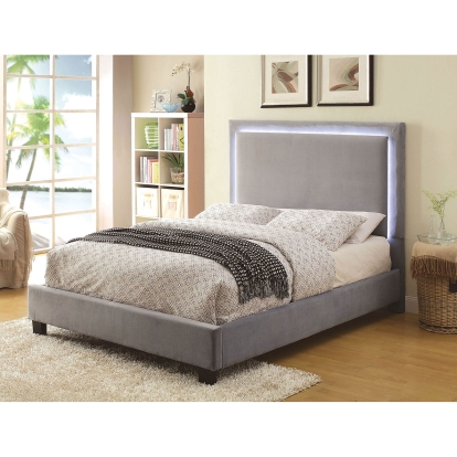 Erglow Gray King Bed Model CM7695GY-EK-BED-VN by Furniture of America