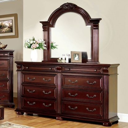 Esperia Brown Cherry Dresser Model CM7711D by Furniture of America