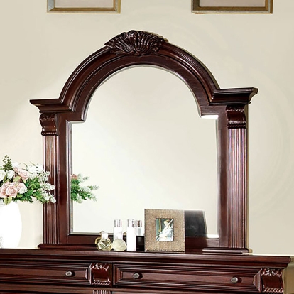 Esperia Brown Cherry Mirror Model CM7711M by Furniture of America