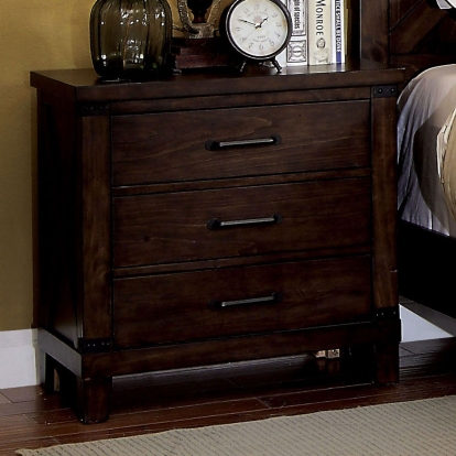 Bianca Dark Walnut Night Stand Model CM7734N by Furniture of America