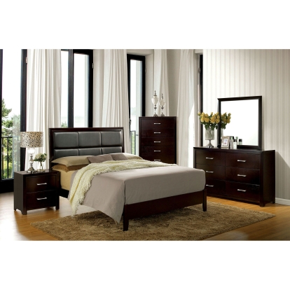 Janine Espresso Full Bed Model CM7868F-BED by Furniture of America