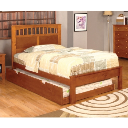 Carus Oak Full Bed Model CM7904OAK-F-BED by Furniture of America