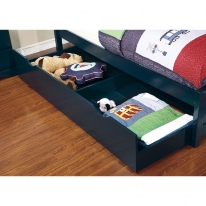 Furniture Of America Prismo Transitional Solid Wood, Others Blue Trundle | CM7941BL-TR