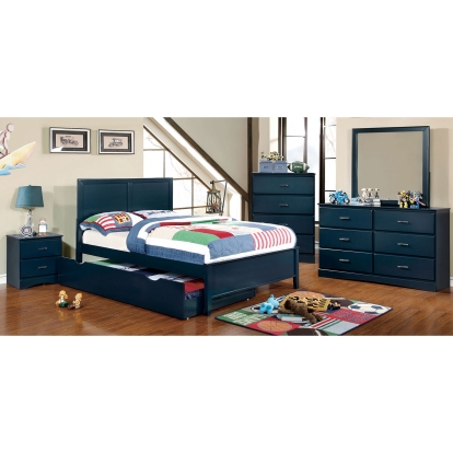 Prismo Blue Full Bed Model CM7941BL-F-BED by Furniture of America