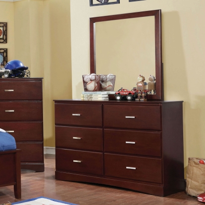 Prismo Cherry Dresser Model CM7941CH-D by Furniture of America