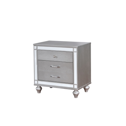 Brachium Silver Night Stand Model CM7977SV-N by Furniture of America