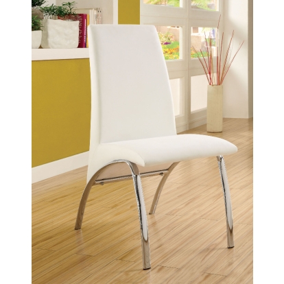 Glenview White Side Chair (Set of 2) Model CM8370WH-SC-2PK by Furniture of America